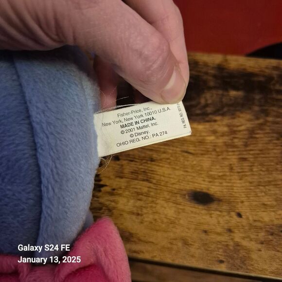 2001 Eeyore Fisher Price Mattel Winnie Pooh Stuffed Plush Animal Collectible EUC - Picture 5 of 5